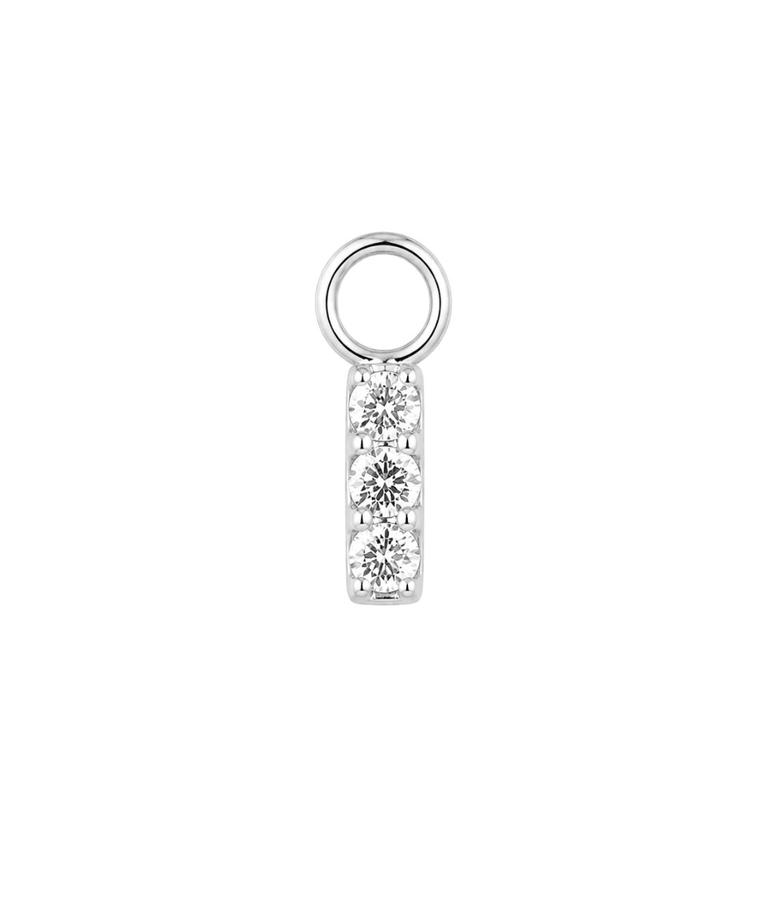 The Bar Pave Chiquito Charm White
