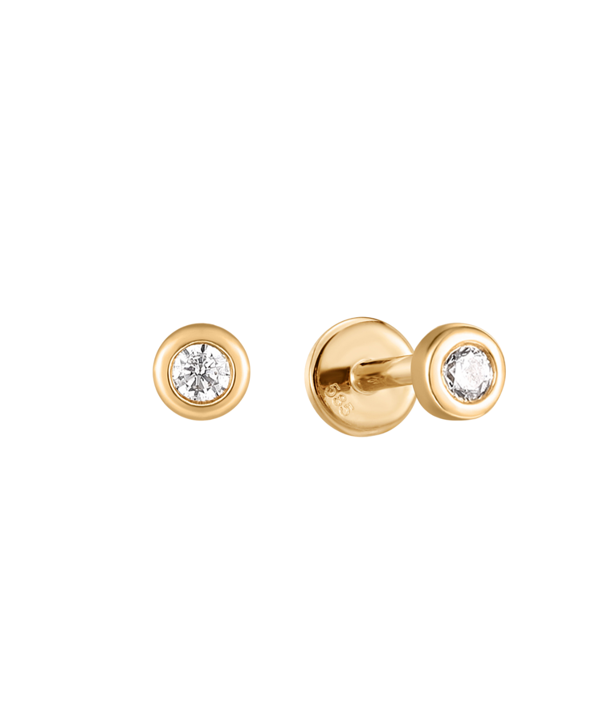 Boucle d'oreille en diamant