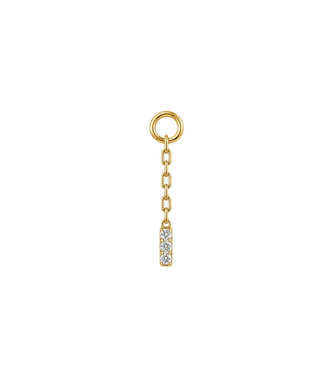 The Bar Pave Pendant