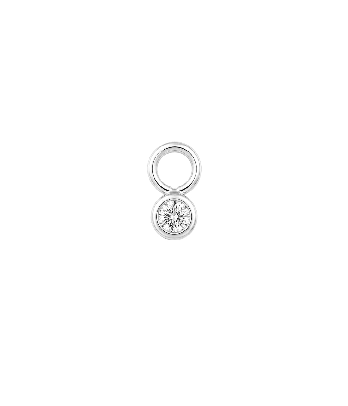 The Tear Charm White