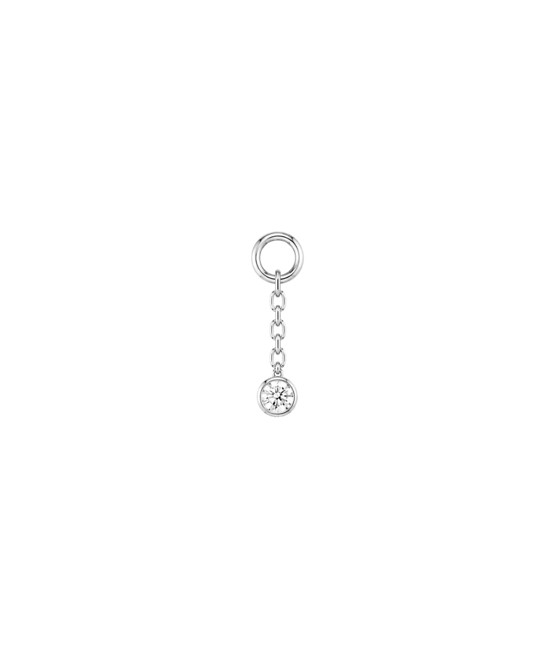 The Tear Pendant White