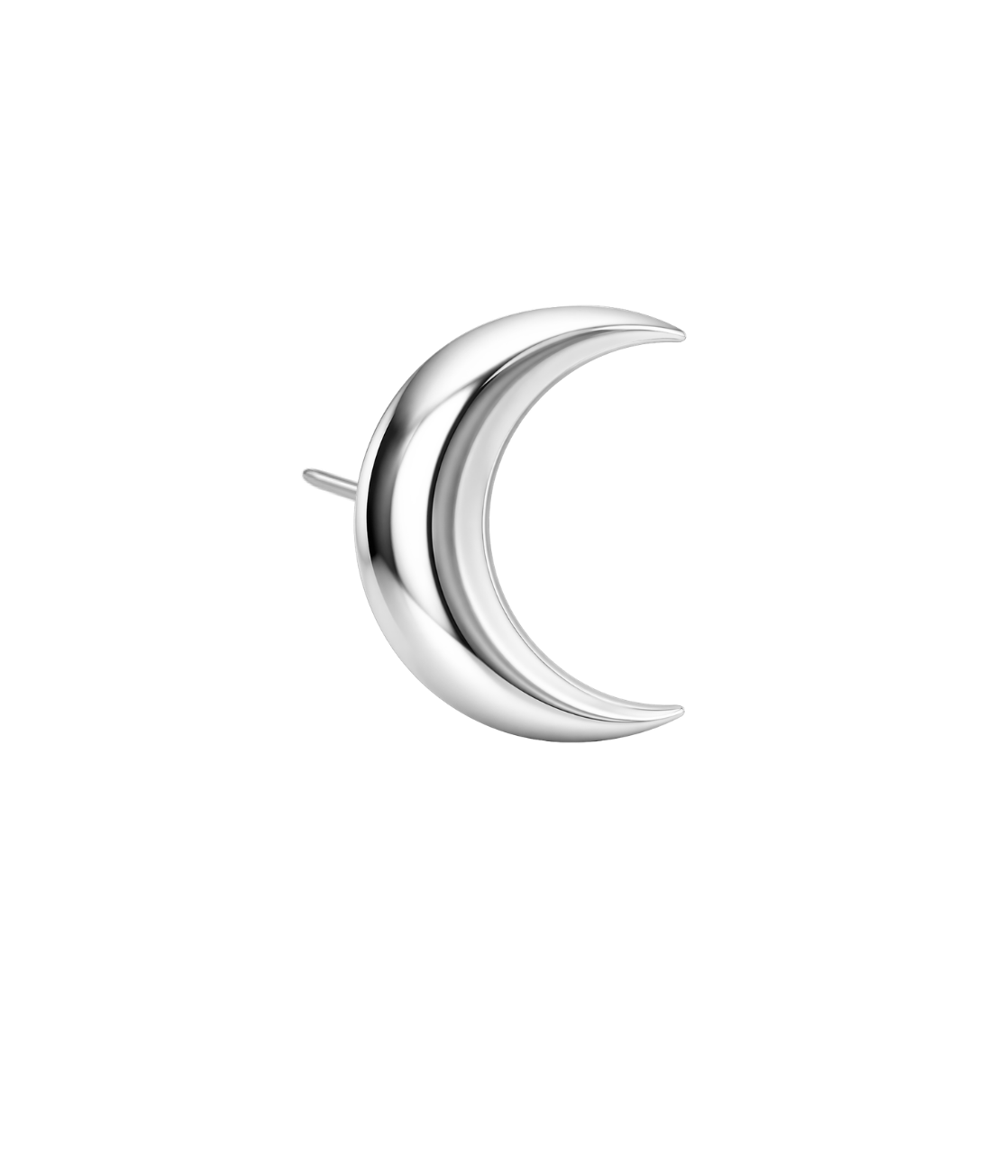 Luna White Threadless End
