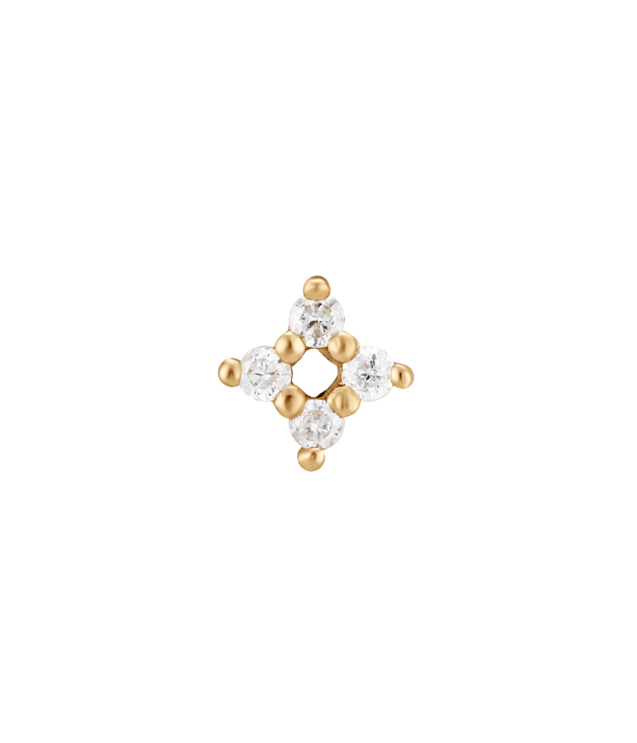 The Tetrad Pave Stud