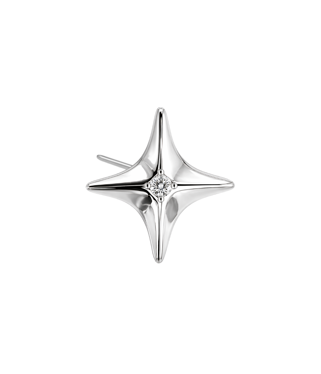 Sparkle Diamond White Threadless End