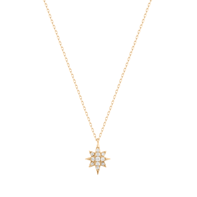Diamant-Stern-Halskette